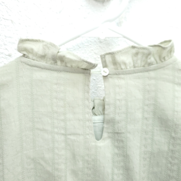 Salt By ROOLEE Pistachio Ruffle Puff Sleeve Feminine Modest Top - Picture 11 of 14